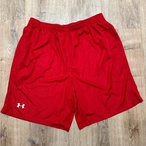 UNDER ARMOUR | Men’s Bold Red Sports Shorts